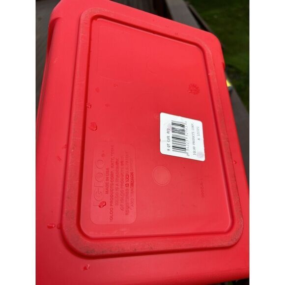 Igloo Laguna 9qt Ice Chest Cooler - Red 757-A-2 VGC - Picture 5 of 5